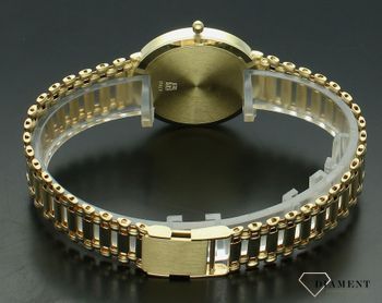 Złoty zegarek Geneve 585 na bransolecie z datownikiem ZG 66B unisex (6).jpg